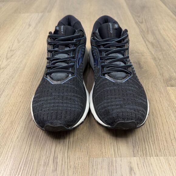 Brooks Ghost 12 Shoes Mens Size 13 Black Mesh Running Athletic 1103161D058 main image 5